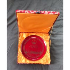 天津市濱海新區(qū)第一屆人民代表大會(huì)紀(jì)念瓷盤中國(guó)紅瓷(au31180792)_津美集藏