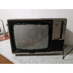 如意牌黑白电视机!