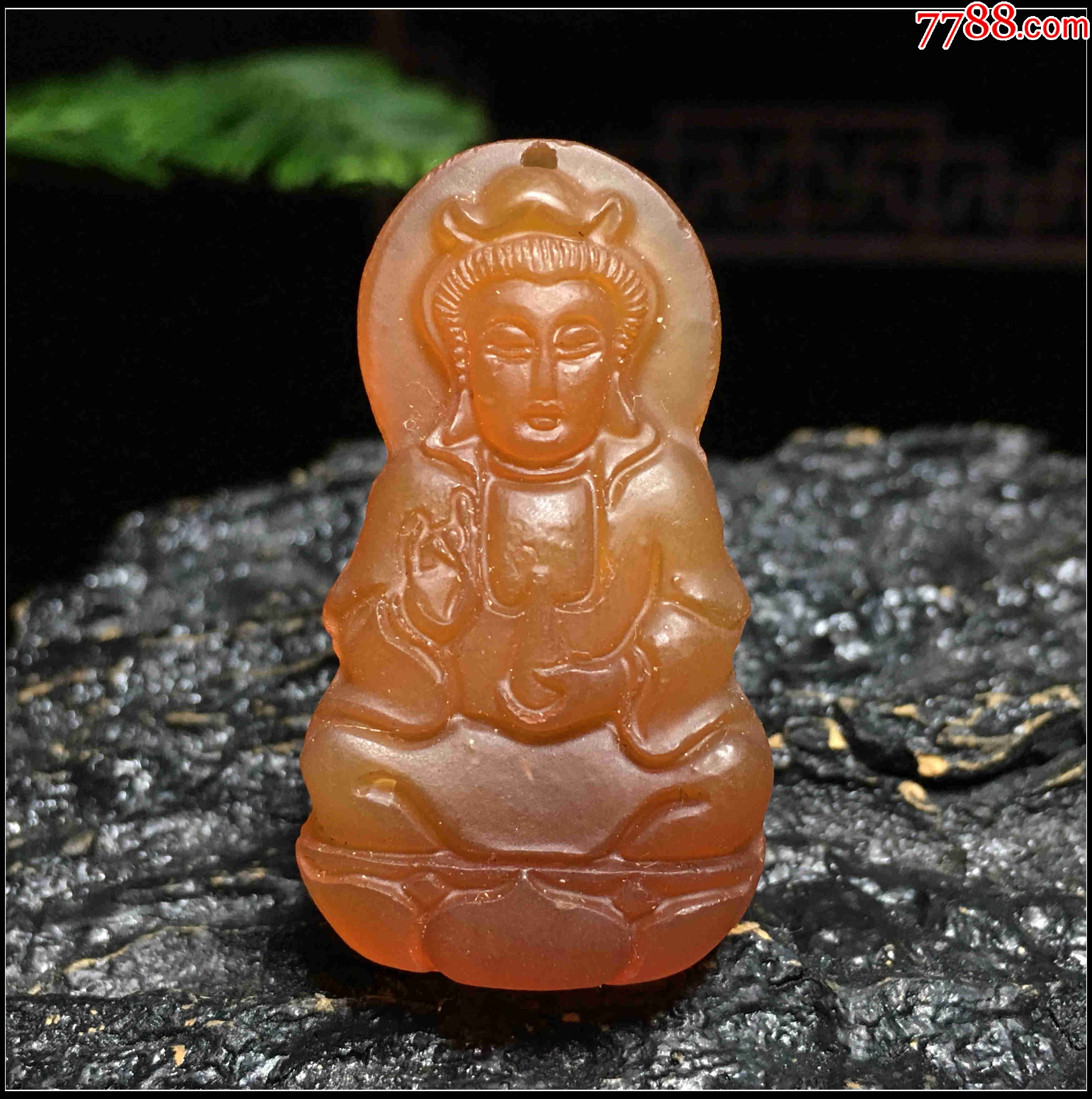 g216红玉髓观音吊坠-价格:8元-au31471335-其他玉石/玉器 -加价-7788