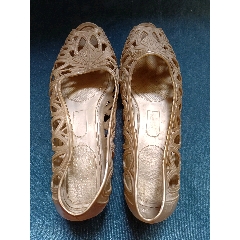 一双七十年代无锡塑料三厂老塑料凉鞋(曾经夏天的记忆纯怀旧收