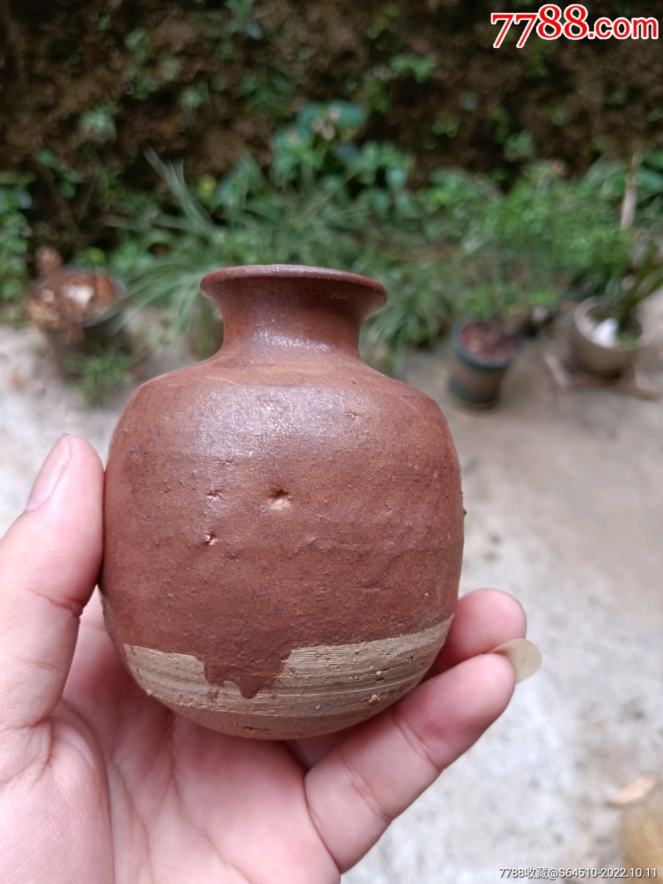 洪塘窑(偏窑口)小花瓶_价格100元_第1张