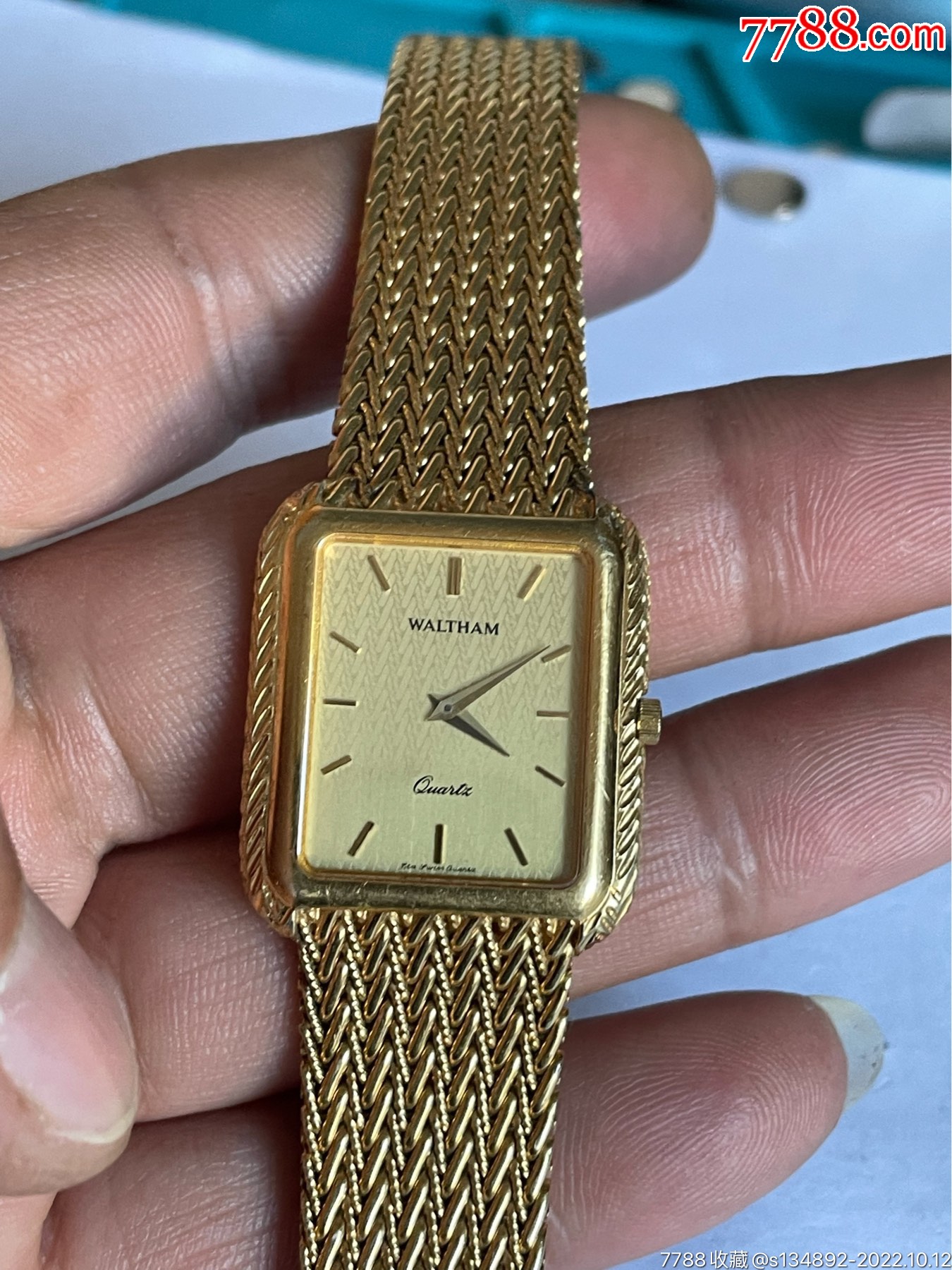 瑞士产华生男石英表