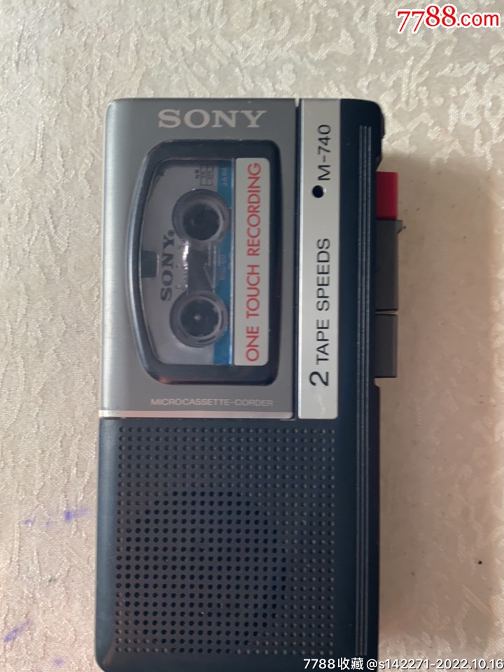 索尼SONY：M740小磁带随身听（不知道好坏配件机出）货号174._随身听/mp3_华兴书苑【7788收藏__收藏热线】
