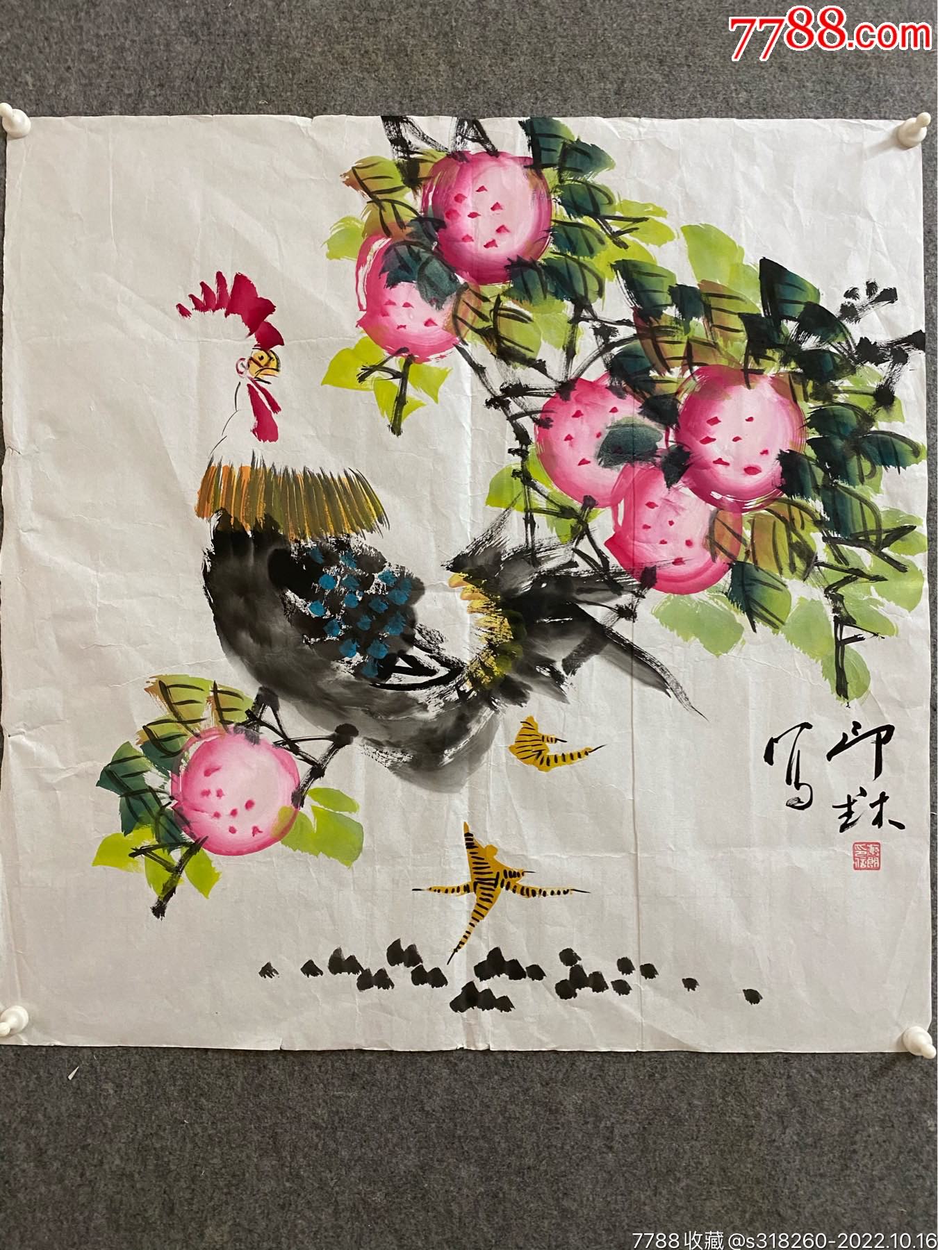 国画花鸟写意_价格20元【长鸿书画】_第1张