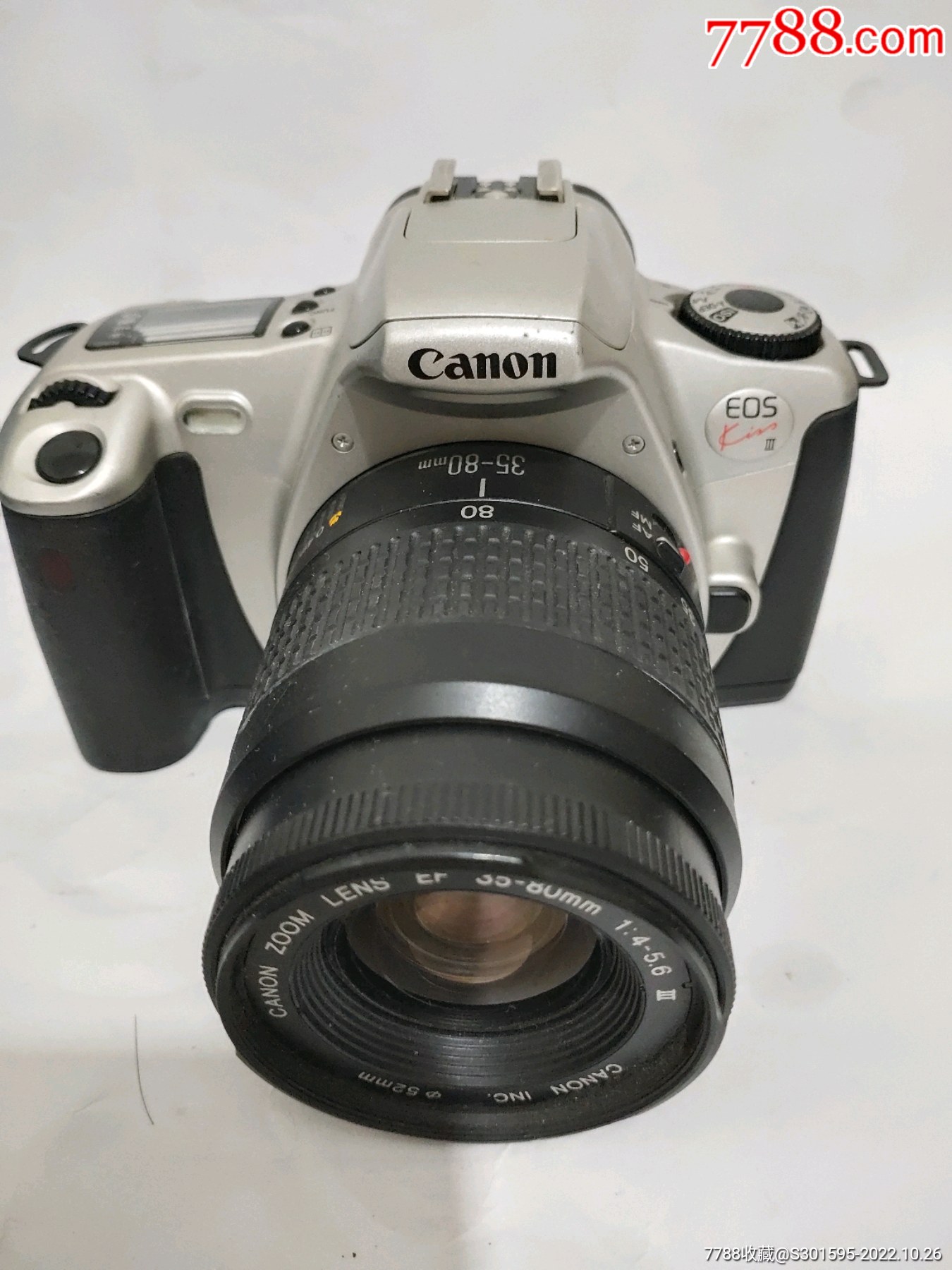 佳能eoskiss3配35-80lll镜头_价格233元【书屋万字画元宝阁来】_第1张