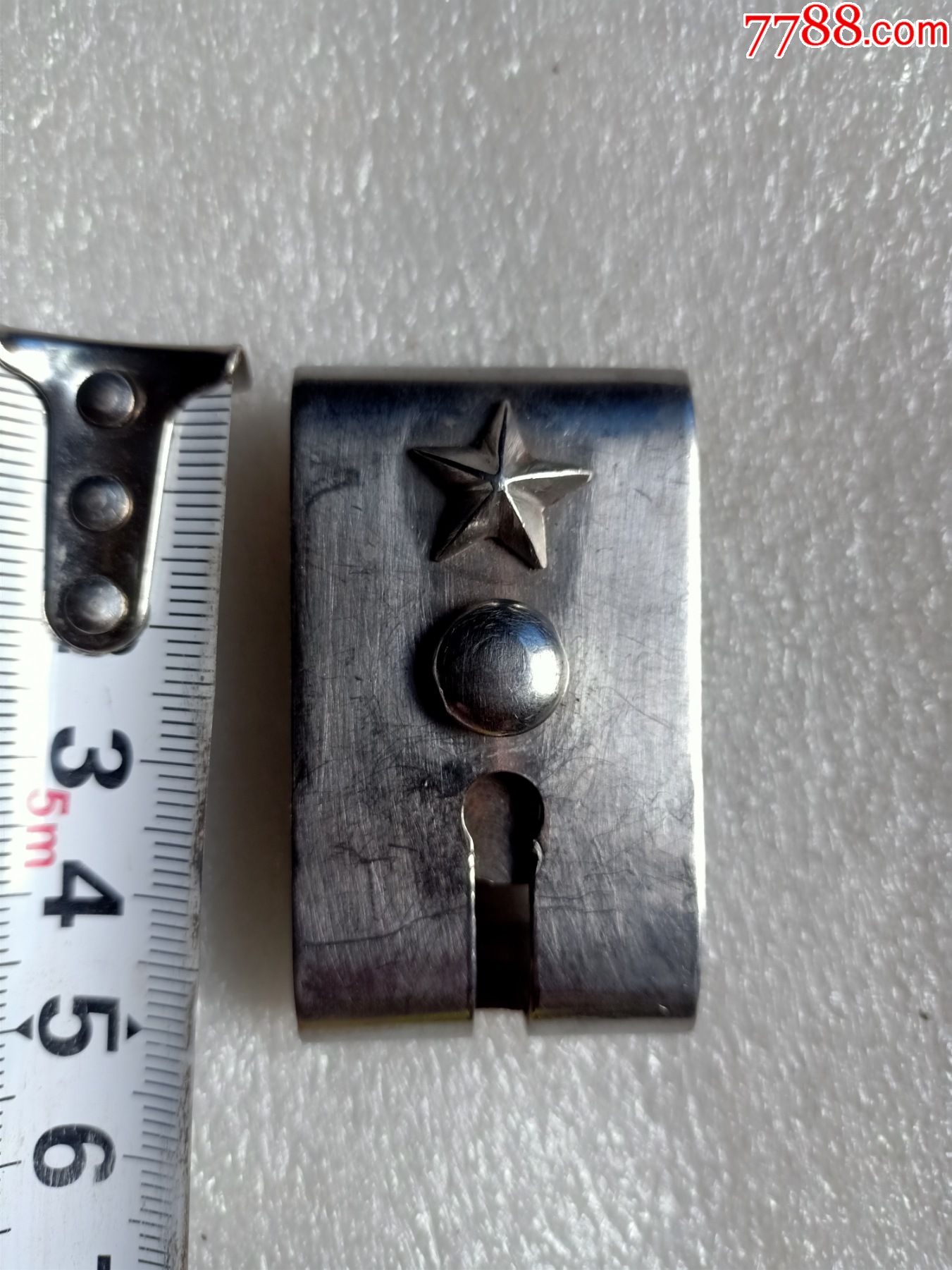G899 手工制作白钢钥匙扣G899,品相如图-价格:10元-au31965759-钥匙/包扣 -加价-7788收藏__收藏热线