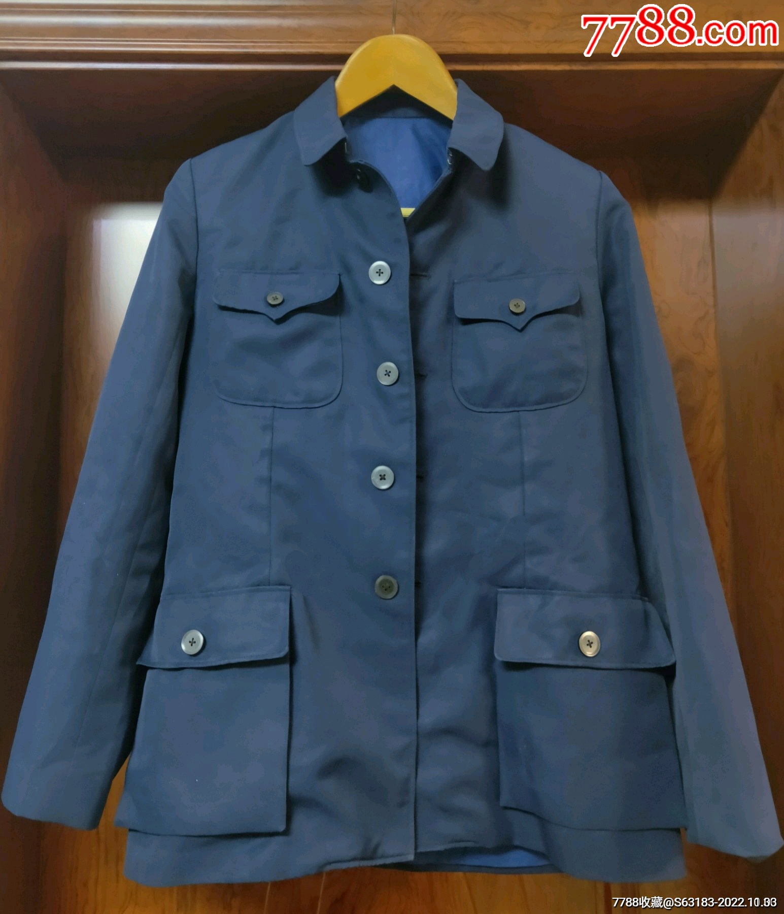 五六十年代正宗笔挺中山装笔挺厚实有隔里