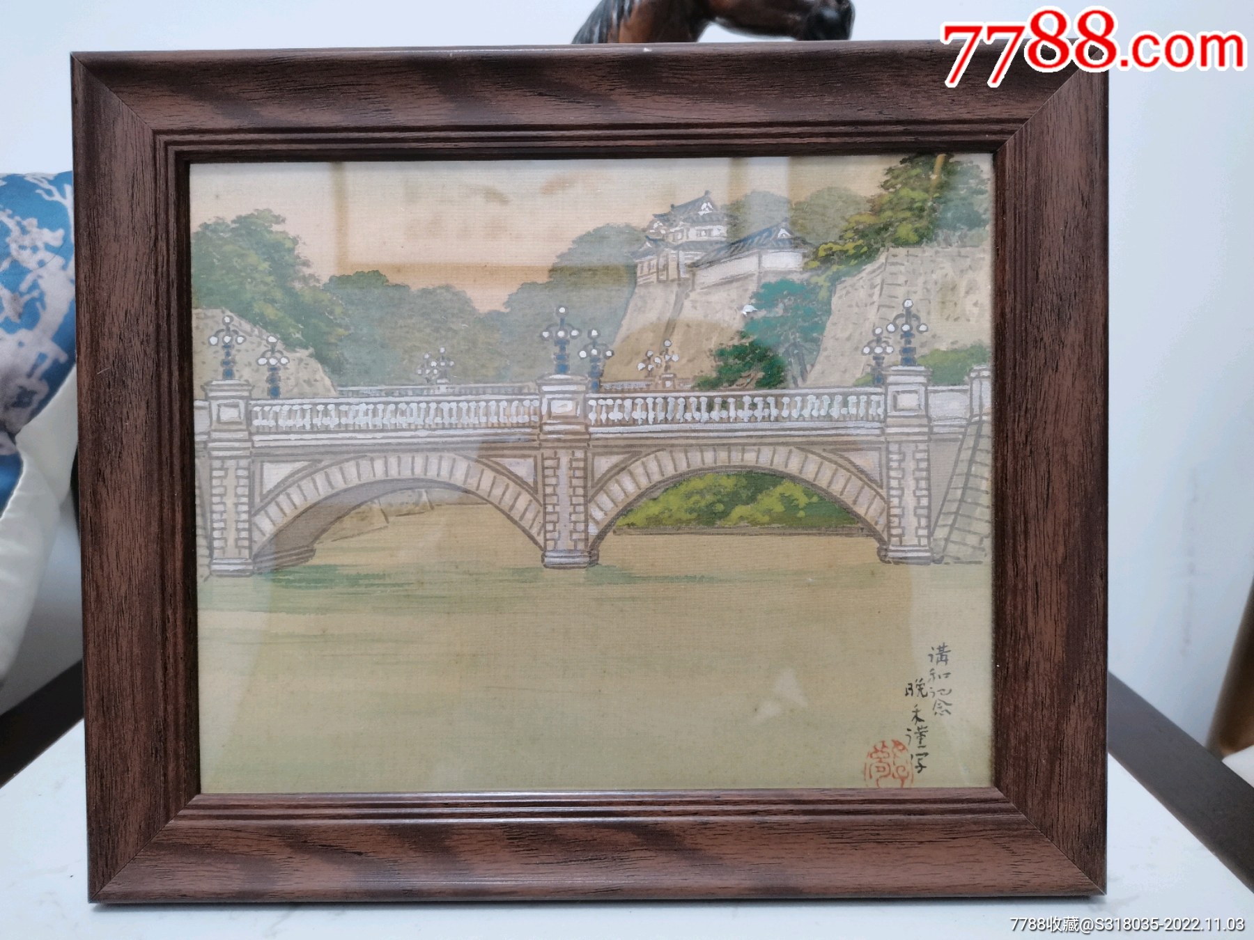 精美绢本老作品，收藏精品_山水国画原作_侠骨清风阁【7788收藏】