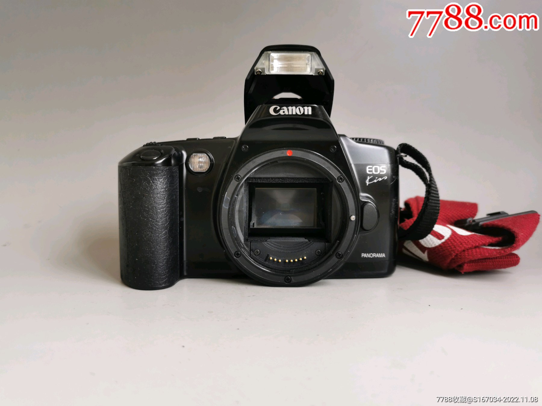 佳能,canoneoskiss1,胶片相机单机身,品相很好,试机正常可用28t-傻瓜