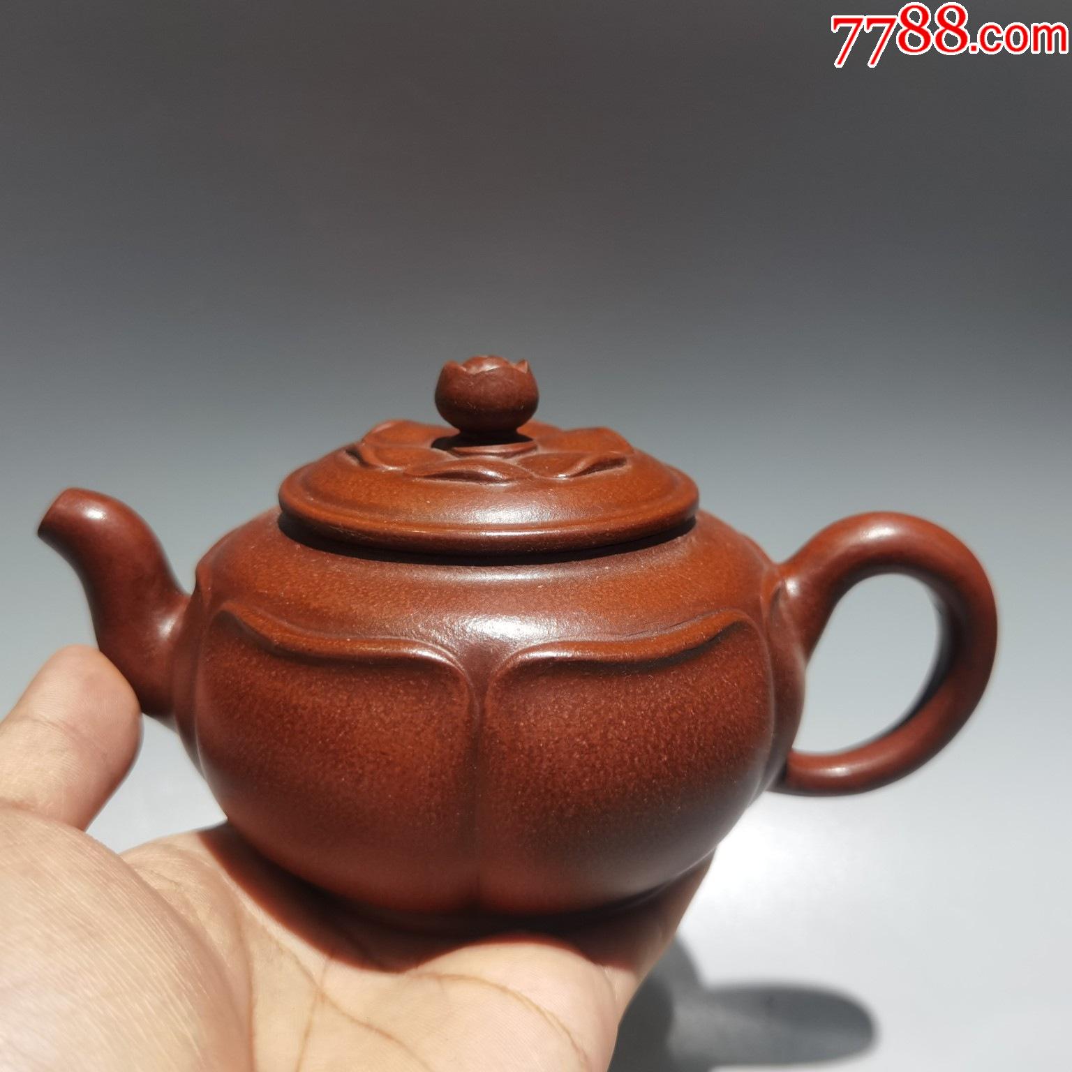 經典珍藏精品【花瓣壺】紫砂壺收藏手工大師低價格拍賣撿漏_價格158元