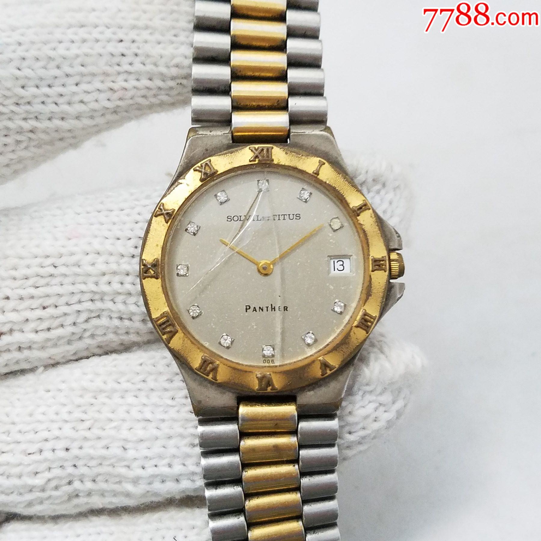 瑞士铁达时石英男表【瑞士进口eta机芯】_价格15元【二手表的美丽传说