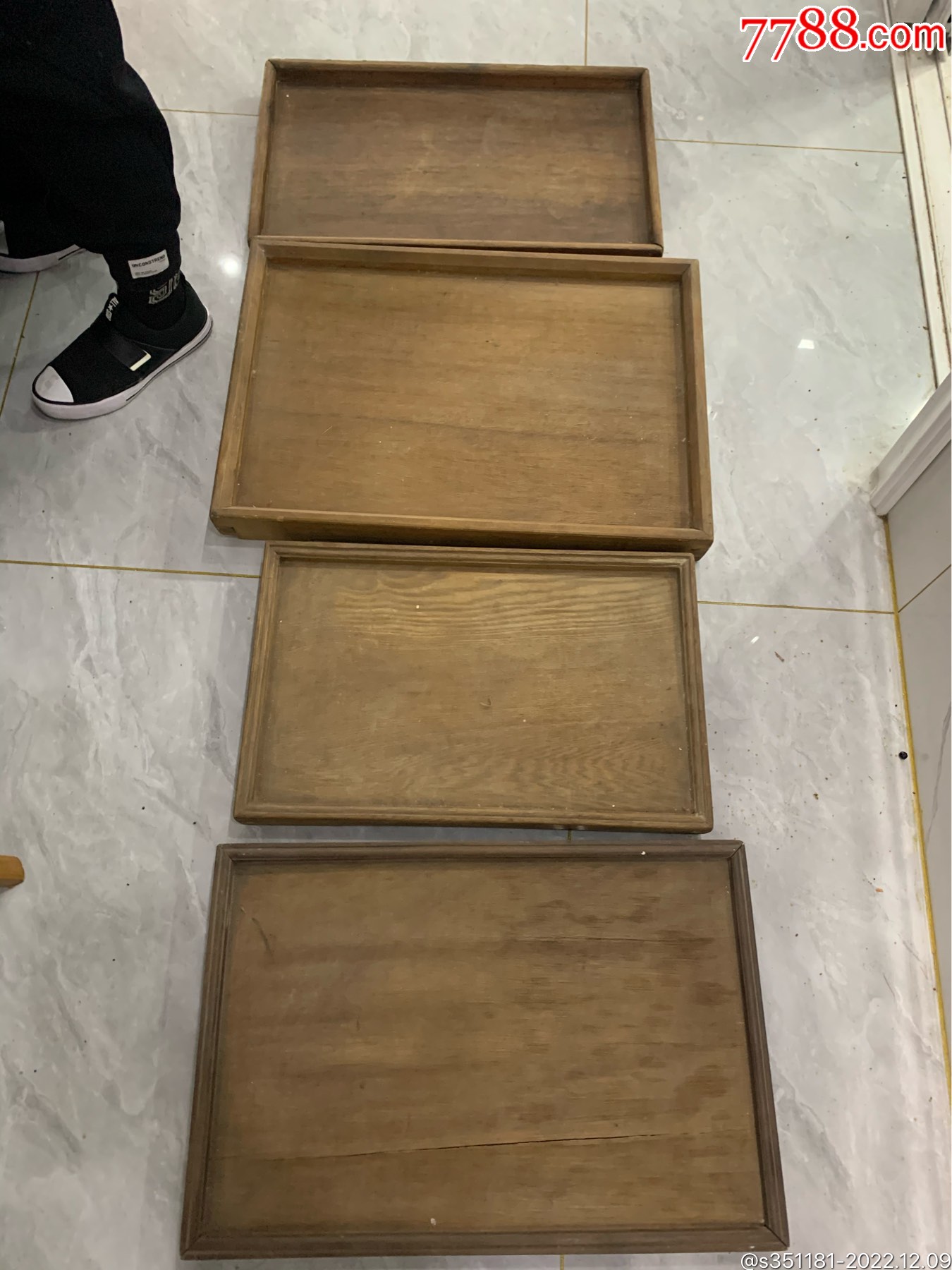 包老4个尺寸很大的木盘放漏一起拍低幅度放漏不合运费_木盘/木盛具_集古阁来了【7788收藏__收藏热线】