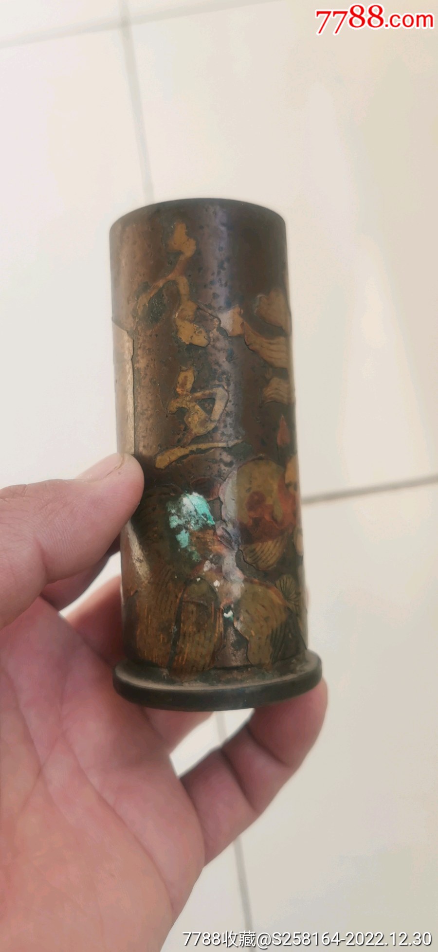 炮＊?dú)べN花金魚(yú)筆筒_價(jià)格500元_第1張_