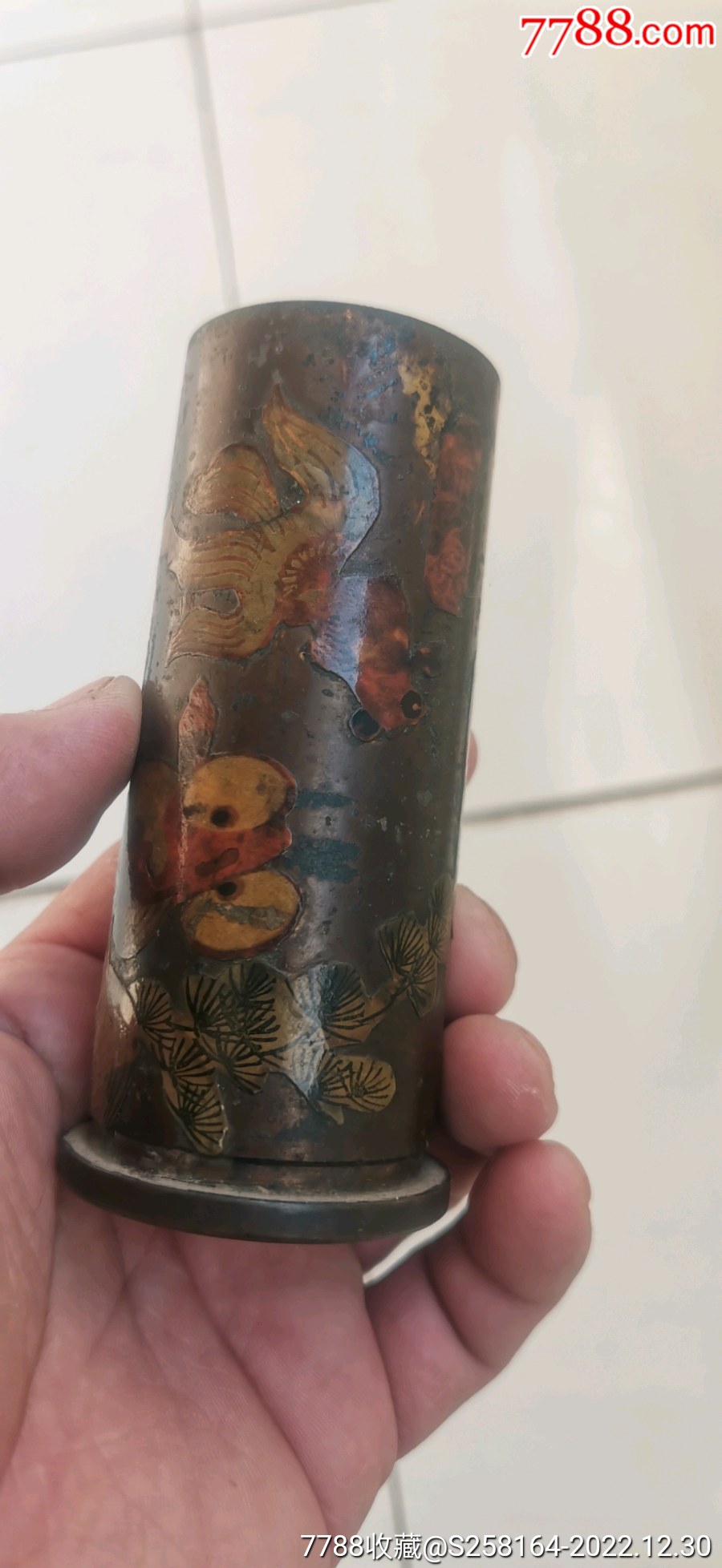 炮＊?dú)べN花金魚(yú)筆筒_價(jià)格500元_第3張_