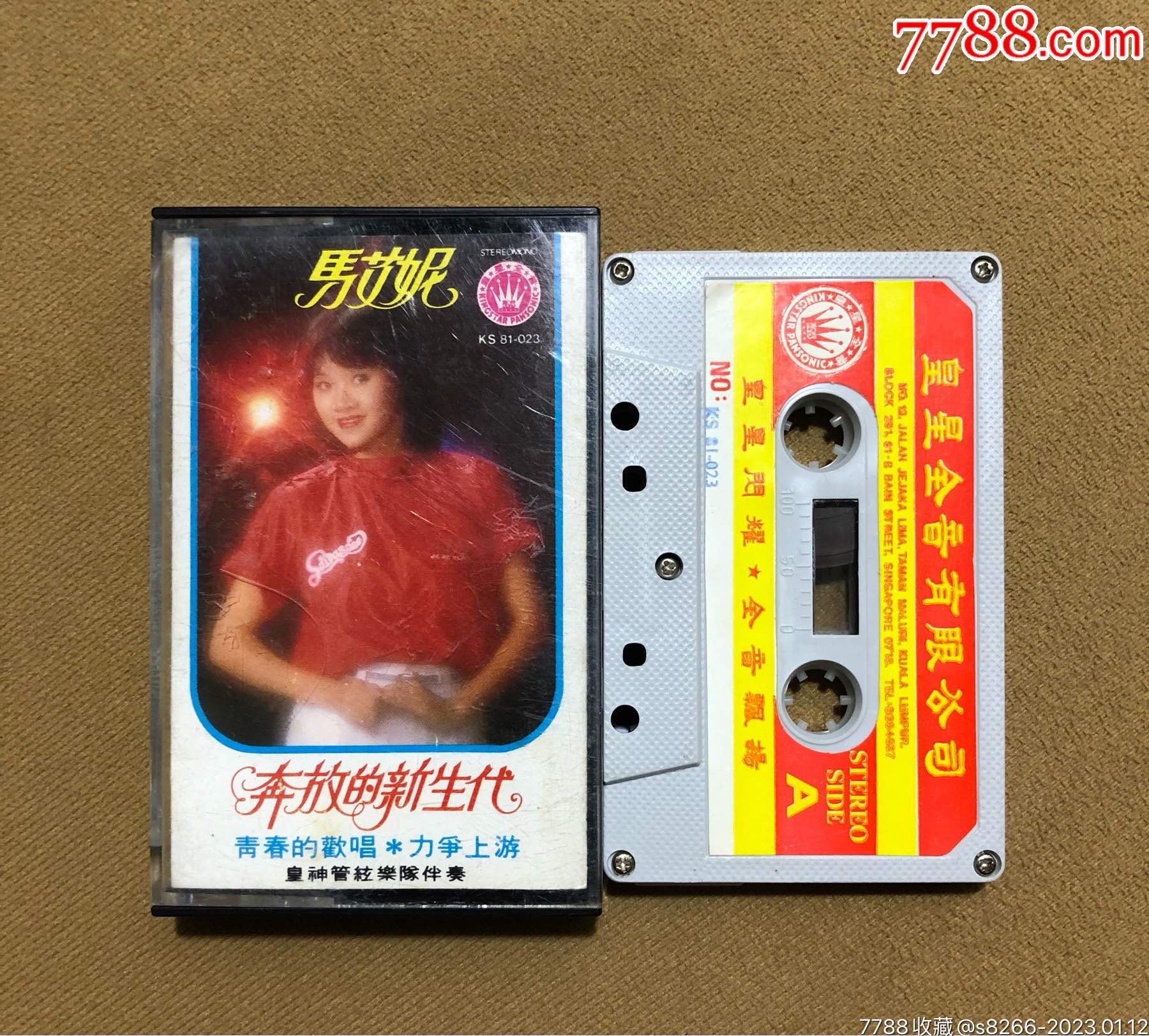 马艾妮…奔放的新生代(皇星全音新马版)_磁带/卡带_世外桃源【7788收藏__收藏热线】
