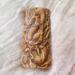 舊藏老骨頭龍牌_