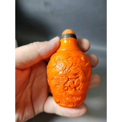 清代骨雕鼻烟壶-鼻烟壶-7788旧书网