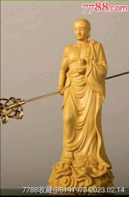 黄杨木雕地藏王菩萨像悟空老子精雕摆件家居客厅装饰品文玩工艺品