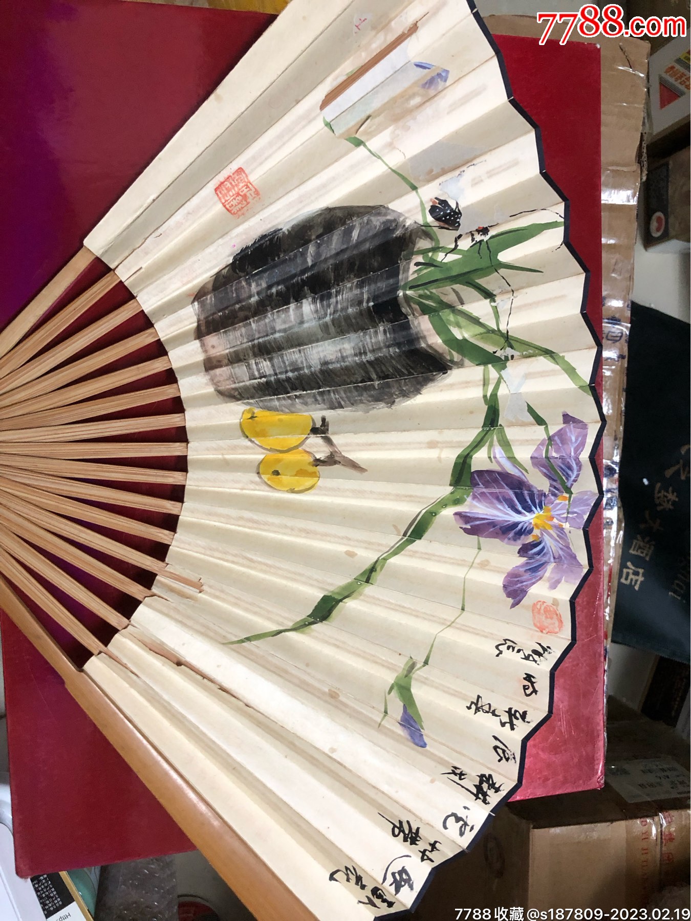 扇子名家之作-价格:200元-au33006385-折扇/纸扇 -加价-7788收藏__收藏热线