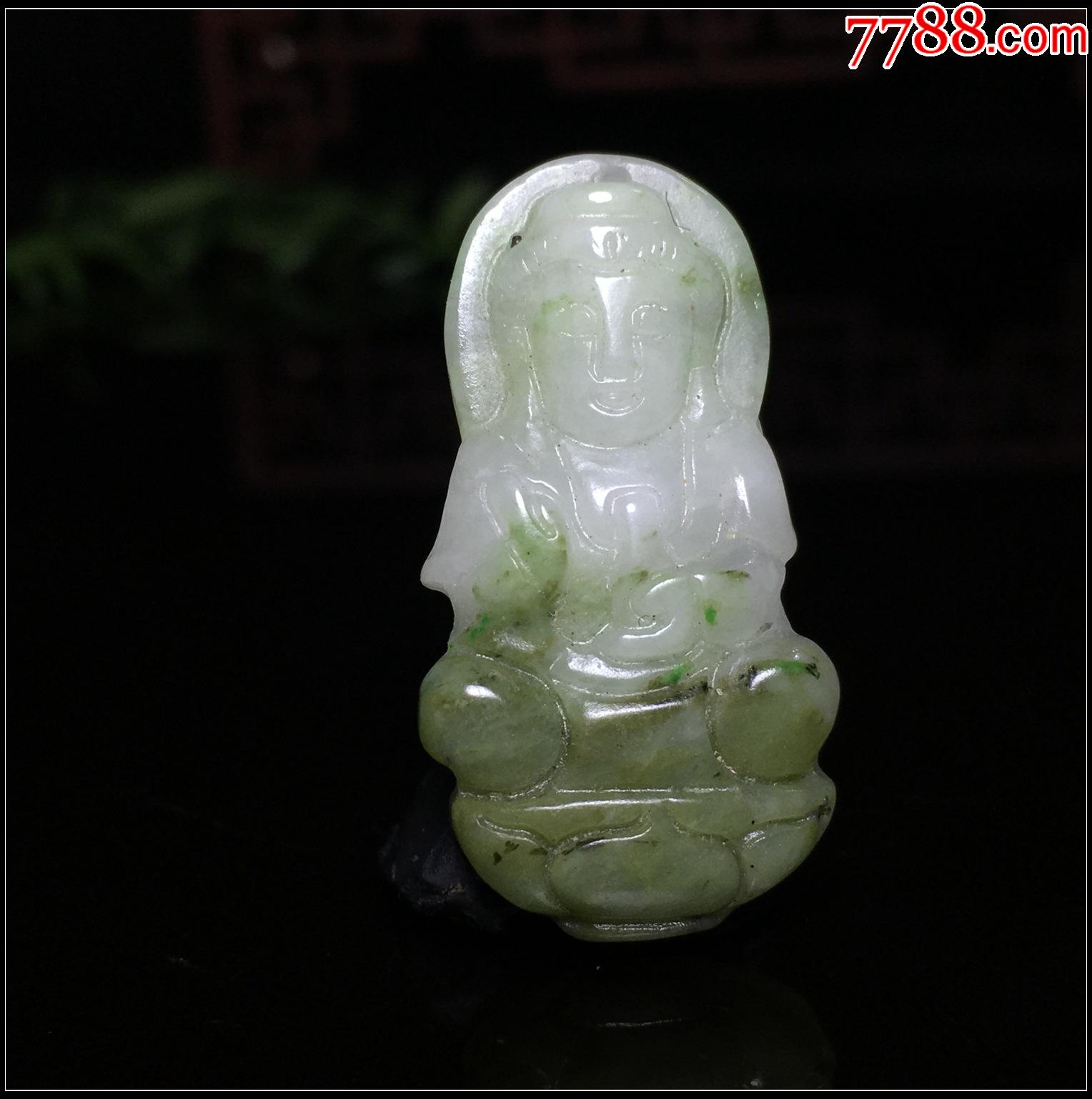 獨(dú)山玉迷你小觀音吊墜_價(jià)格8元_第1張_