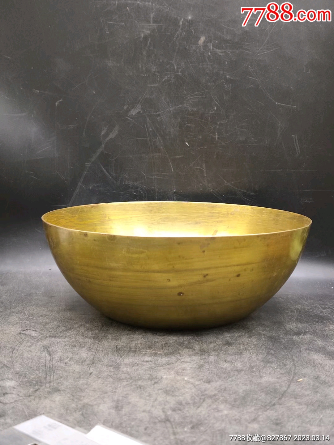 有时代的,朝鲜平壤大冷面铜碗