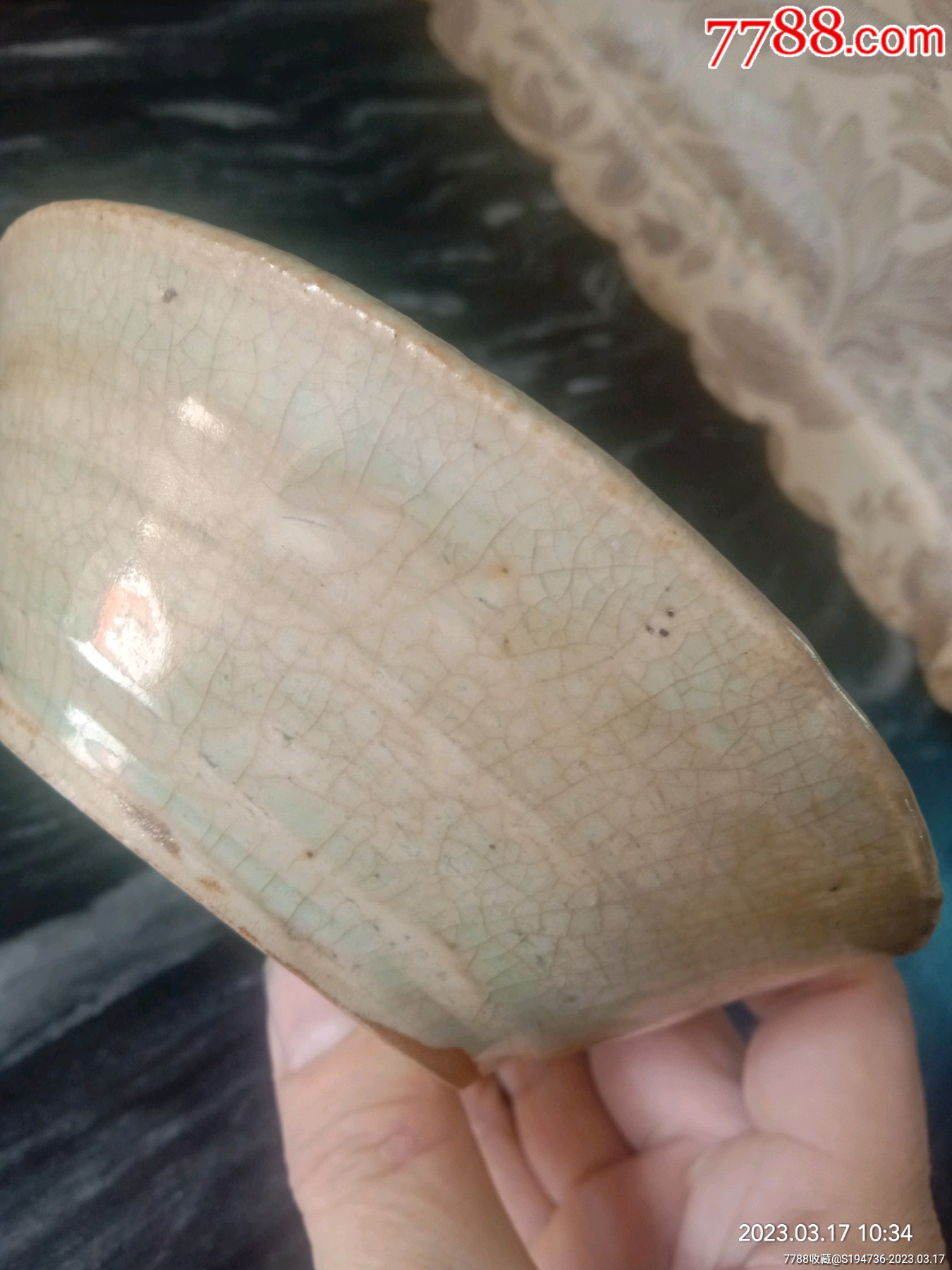 清代开片青白瓷碗,精莹开片,釉色一流。_运财轩古玩店【7788商城__七七八八商品交易平台(7788.com)】