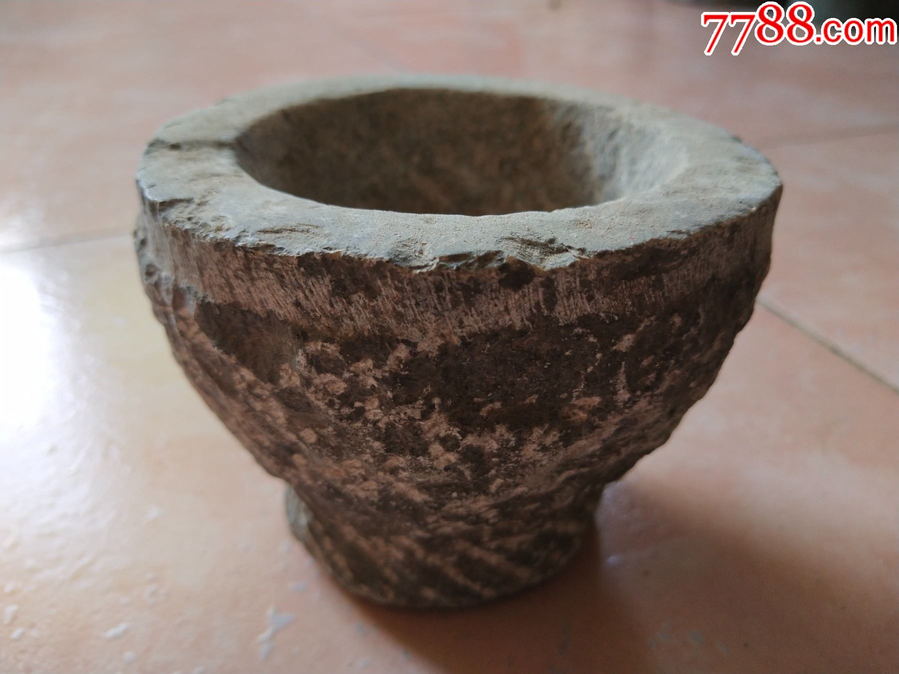 老石臼一个_石臼/石磨_产地图片_收藏价值_7788奇石收藏