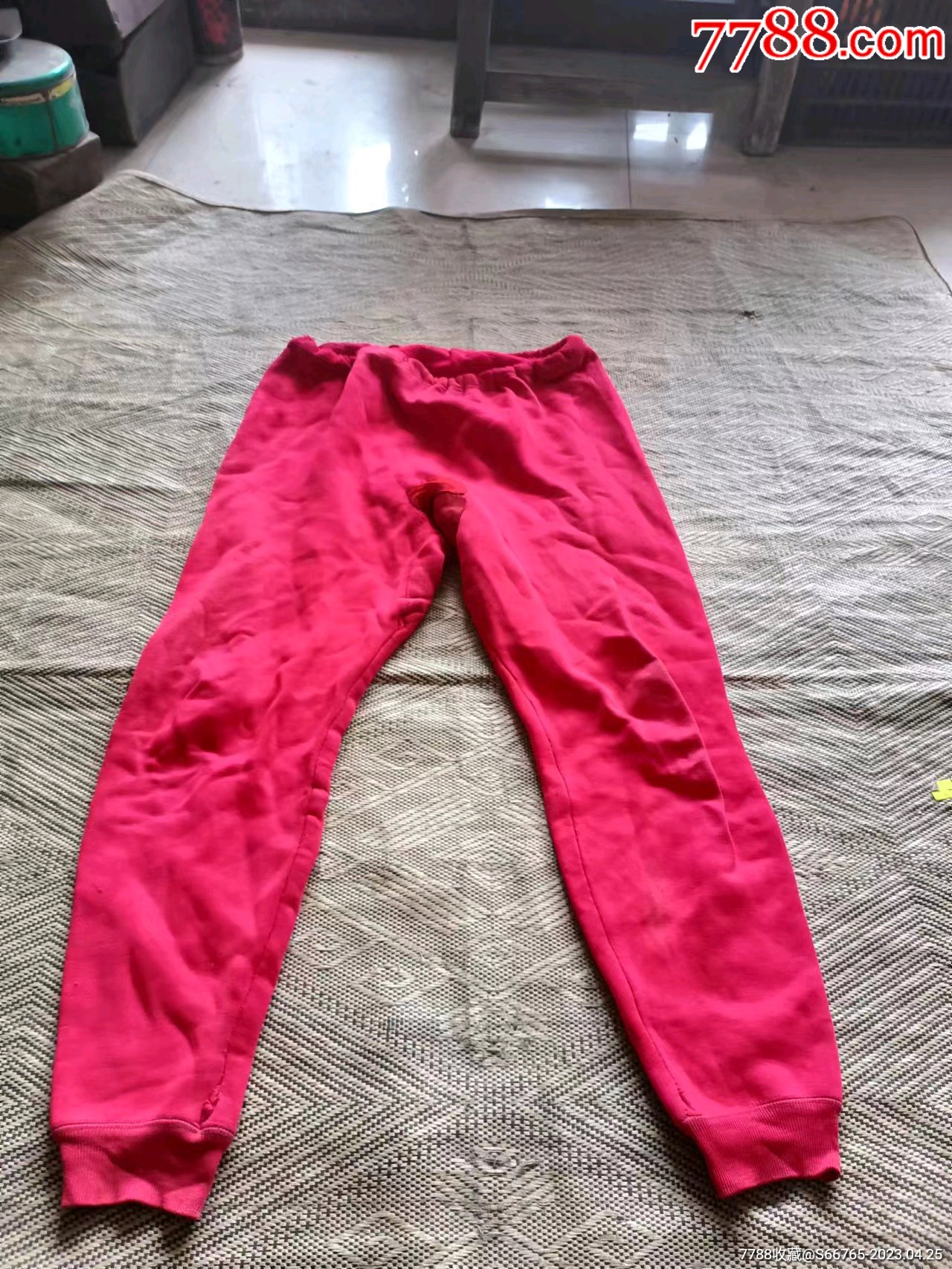 怀旧老带标粉红绒裤-价格:10元-au33768711-其他服饰 -加价-7788收藏