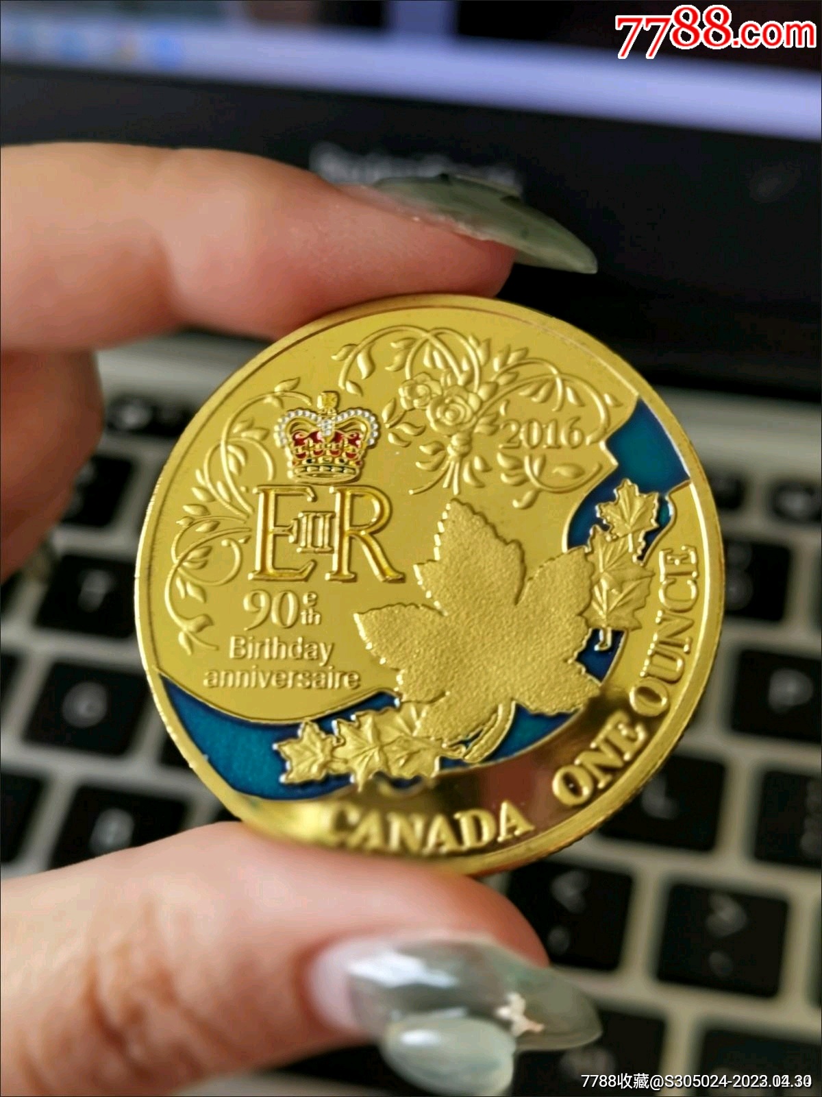 英国女王皇冠90周年纪念币加拿大枫叶生日寿币-价格:29元-au33822859-其它普通纪念币 -加价-7788收藏__收藏热线