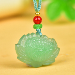 精致東陵玉《蓮花》