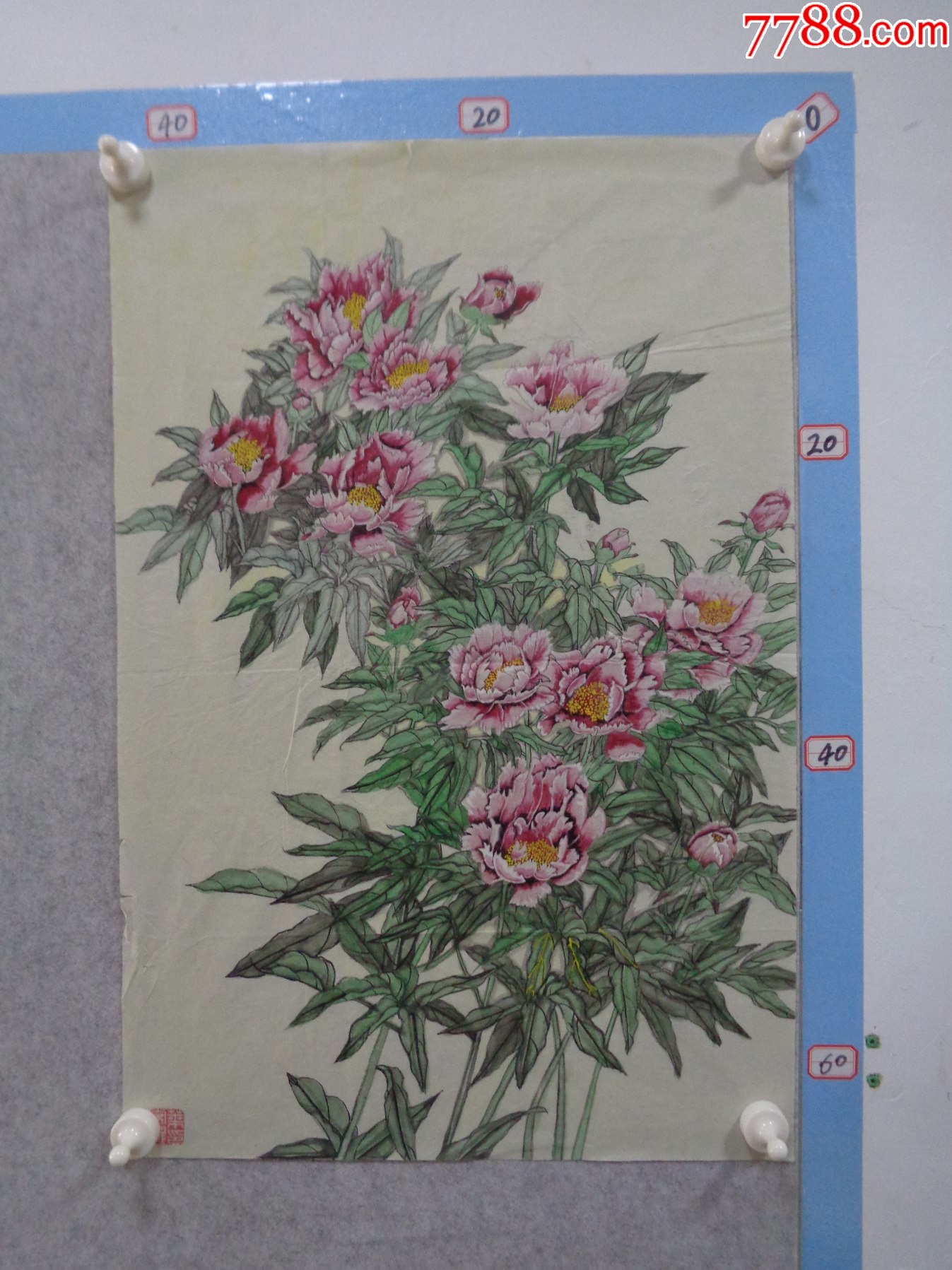 画334,本地一位藏家早年旧藏字画流出,绘画作品一幅(未装裱)_花鸟国画原作_逸墨书斋【7788收藏__收藏热线】