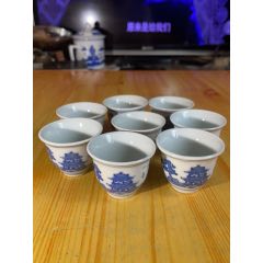 青花小瓷鞋一对合拍全美品