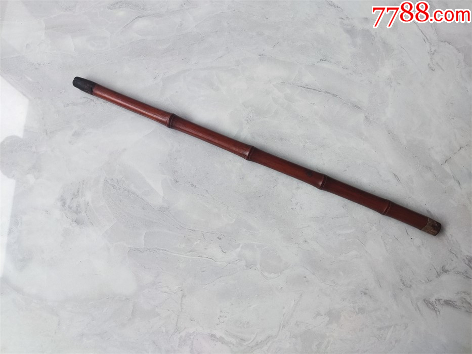 清代竹制老烟杆__【7788商城】