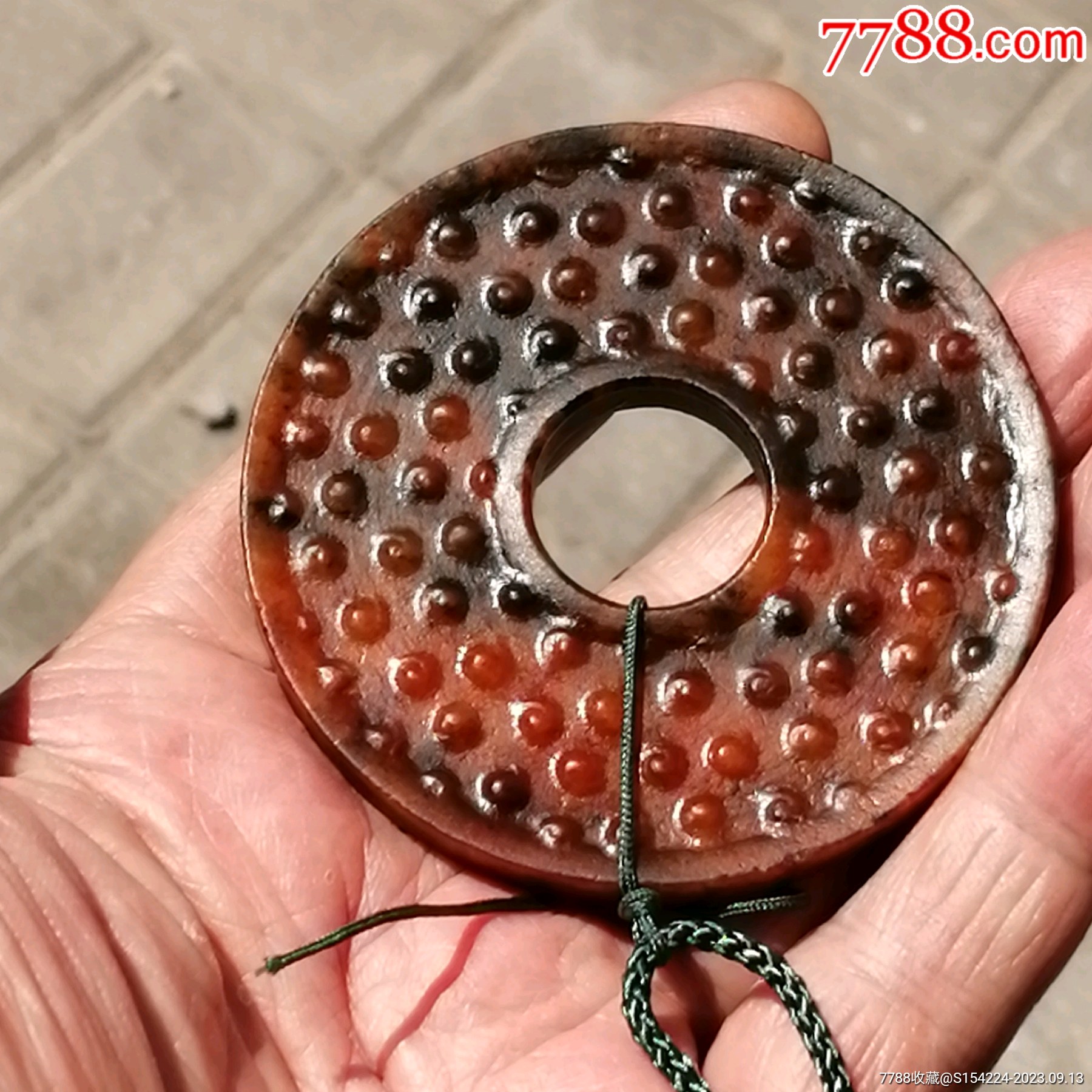 谷纹老玉璧_其他玉石/玉器_草原上的小木屋【7788收藏__收藏热线】