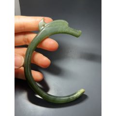 和田玉C形龍掛件(au35996819)_無號雜貨鋪