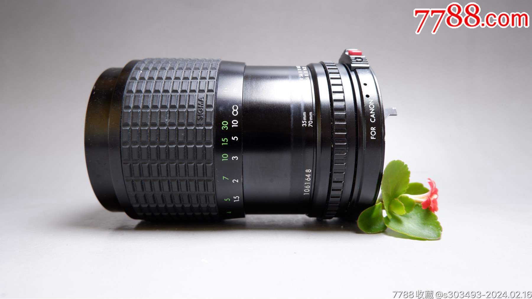 佳能FD口，SIGMA适马35-70mm，f2.8-4镜头，镜头多霉雾，前后镜脱__【7788收藏__收藏热线】