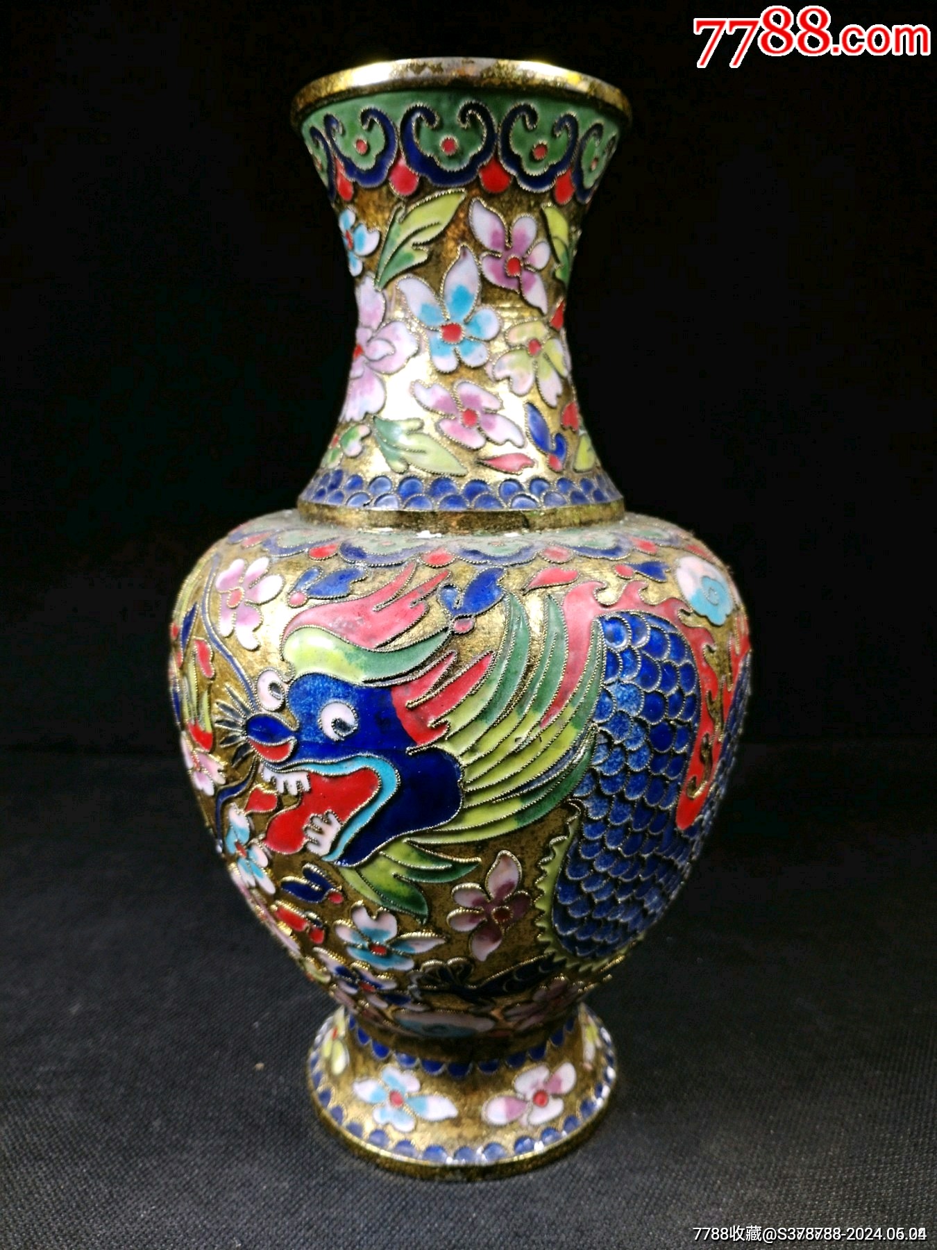 景泰藍 銅胎掐絲琺瑯彩牡丹紋香爐 香道具 骨董品 金丹青》手工胎掐絲琺瑯景泰藍香爐純紫銅大碗薰香爐藝術品擺件