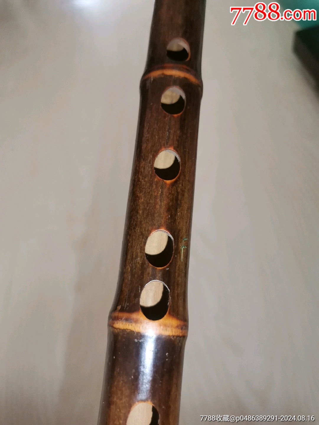 杭州新声乐器厂竹笛一根_长笛/短笛_第4张_7788铜器收藏