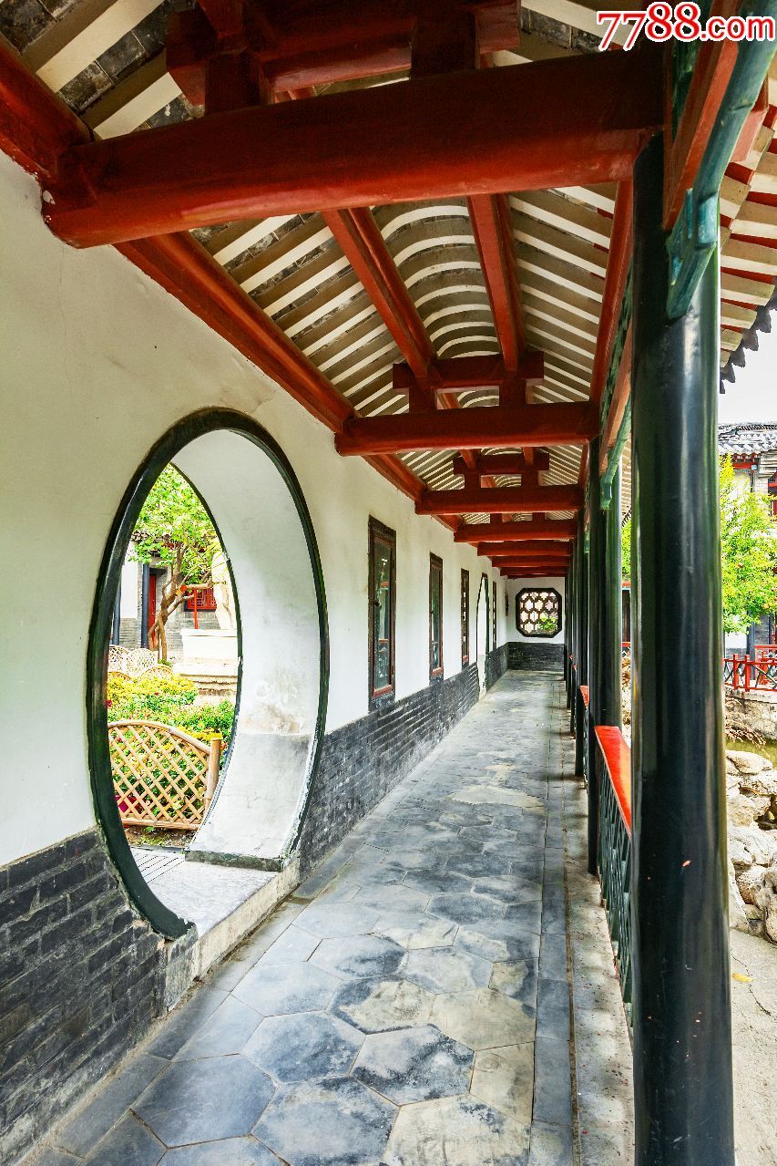 庭院走道全景_7788古玩