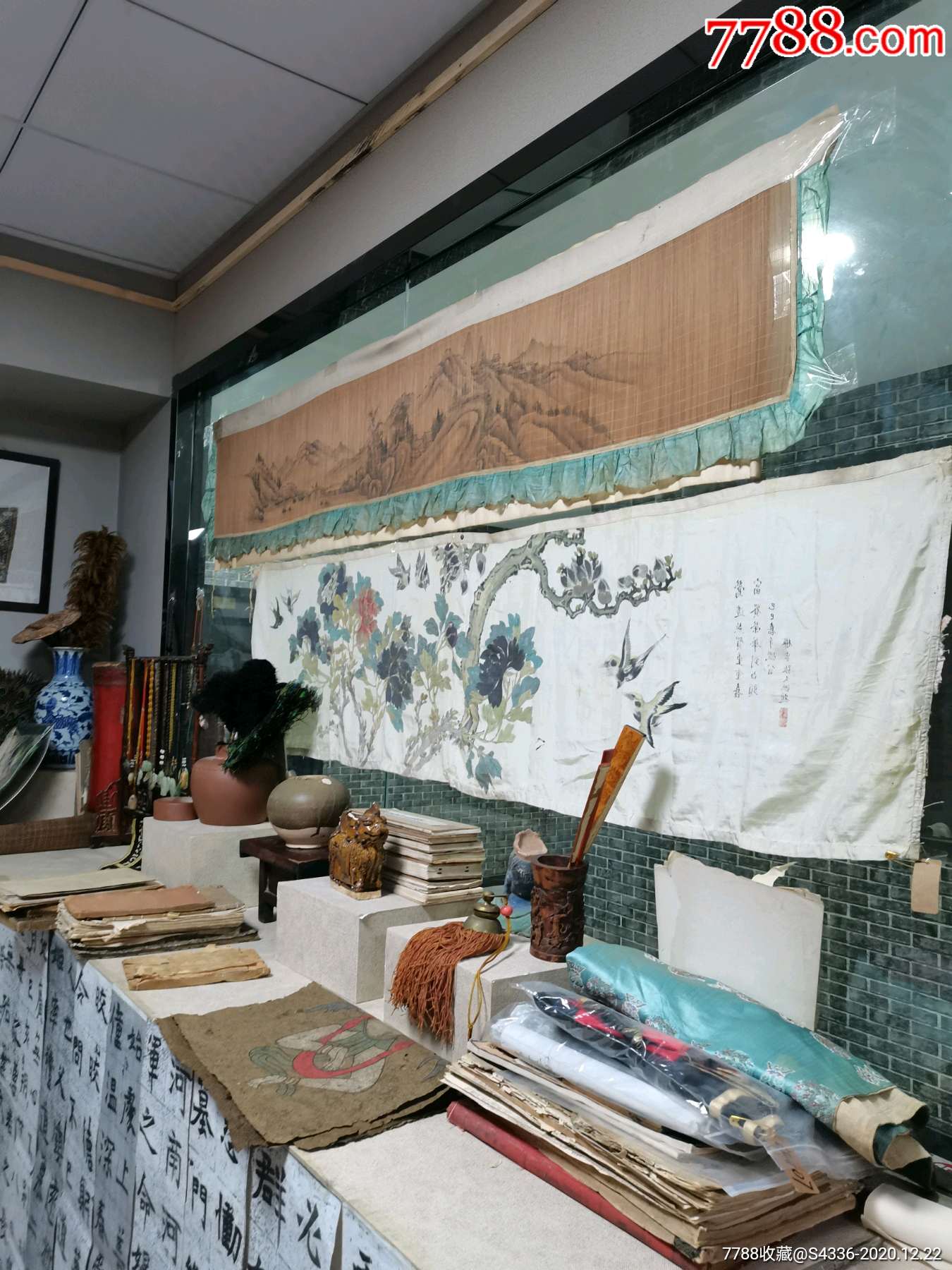 以明清织绣,古玩字画,古籍碑帖,等