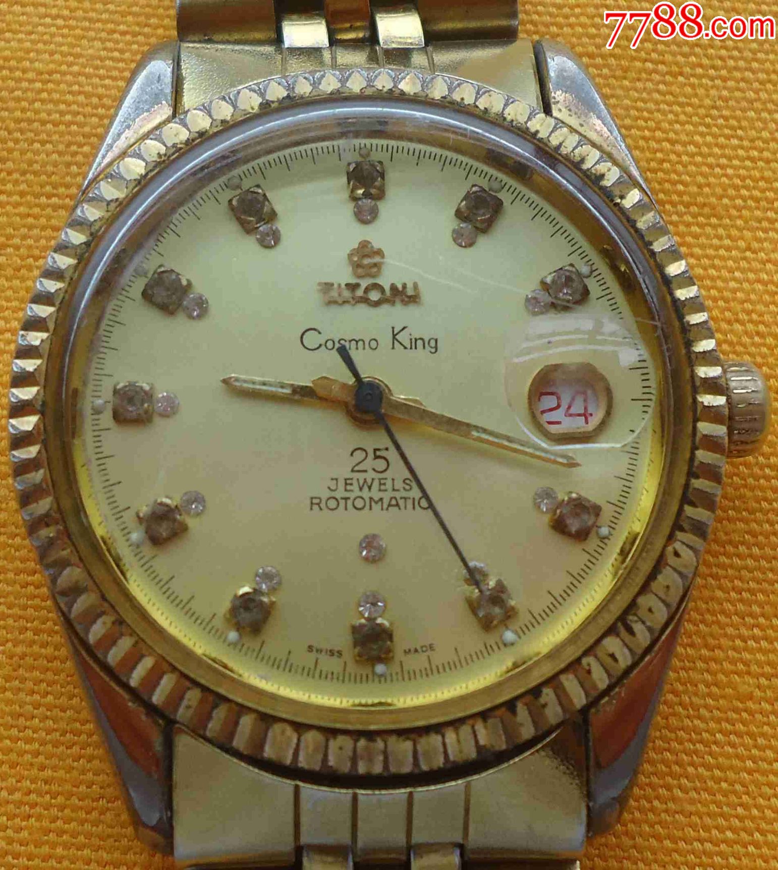 25钻精磨机芯梅花男表(2824--2型)