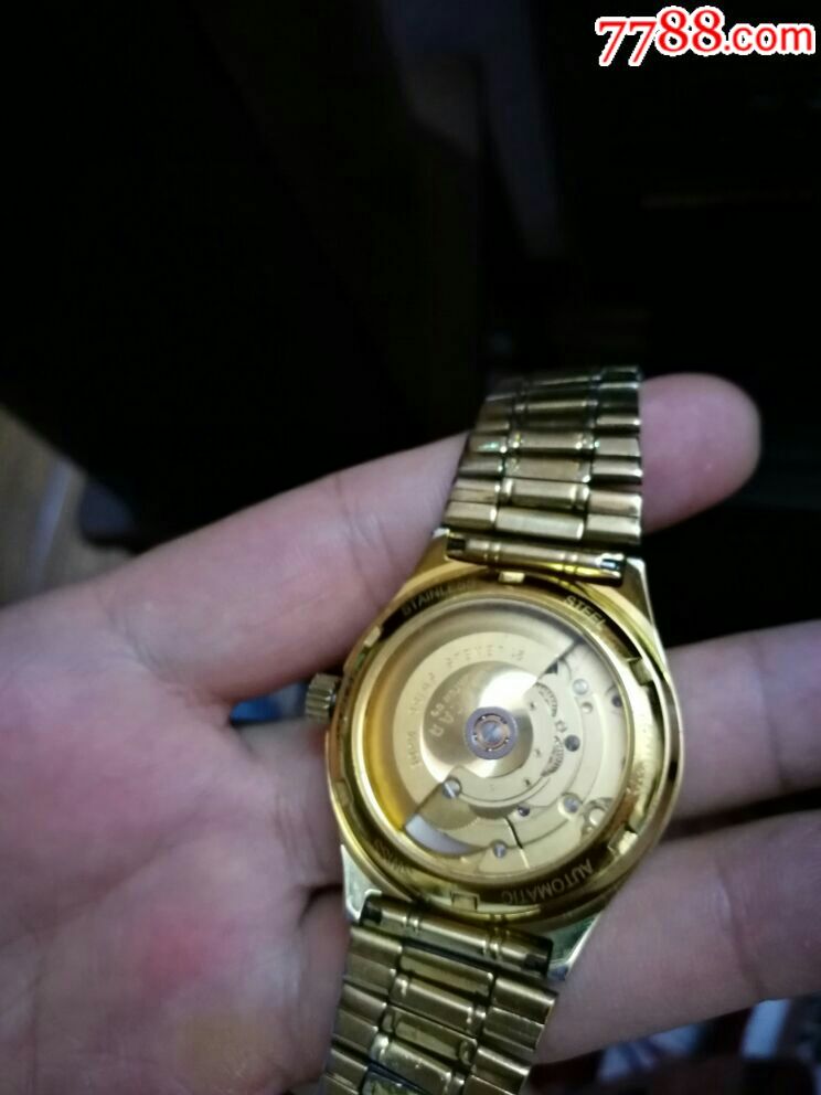 金色自动男款英纳格2158型手表