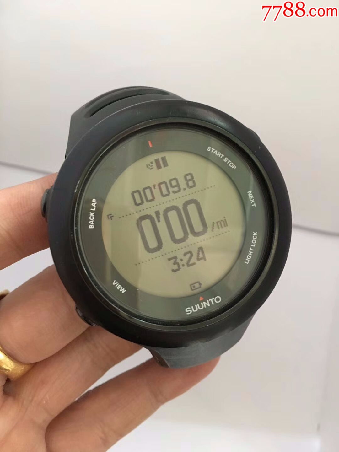 颂拓ambit3sport(hr)blackgps运动腕表