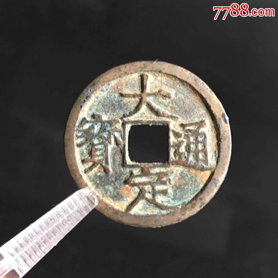 标准白铜大定通宝