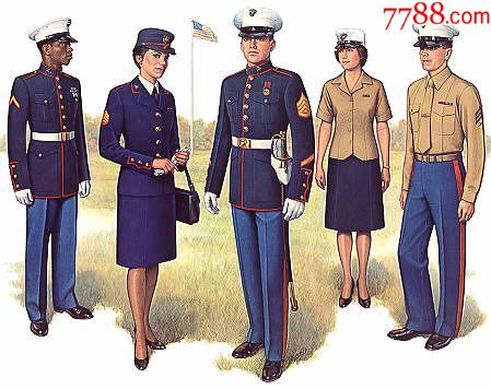 美国80年代军服图片