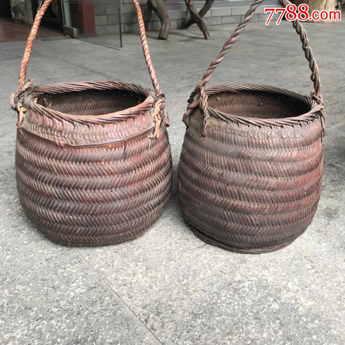 0000元-se54893676-竹篮/竹筐/竹盒-零售-7788收藏__中国收藏热线