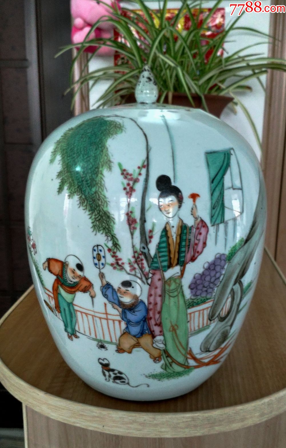 名家张荣顺人物冬瓜罐子一只包老包快.