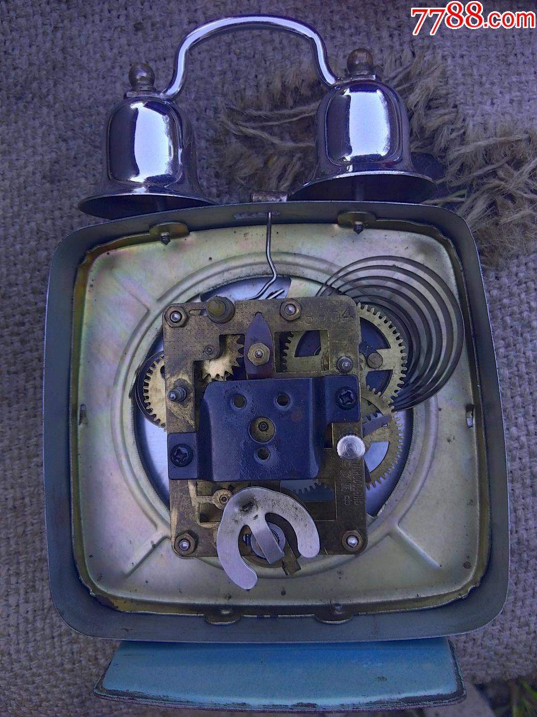 北极星牌梯形双铃闹钟