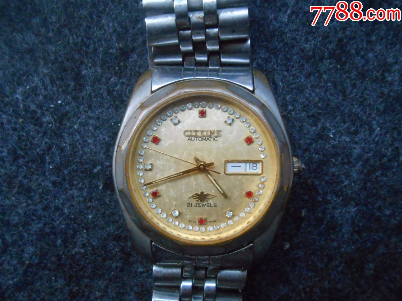 西铁城自动老手表1102-8