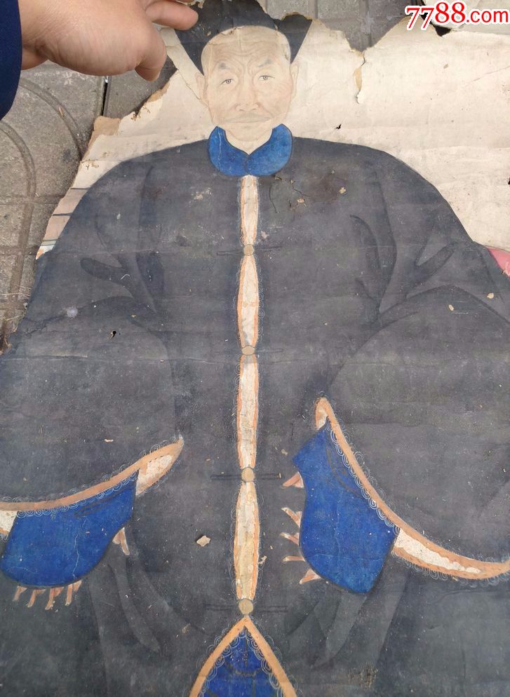 画工漂亮清代祖宗画